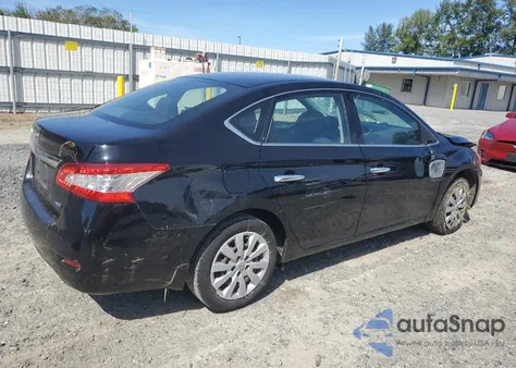 2014 Nissan Sentra S z USA, uszkodzony, nr VIN 3N1AB7AP3EL681075
